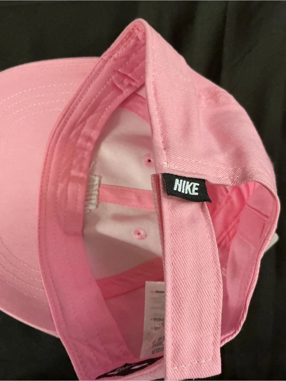 Nike Pink Toddler Club Cap with White Swoosh